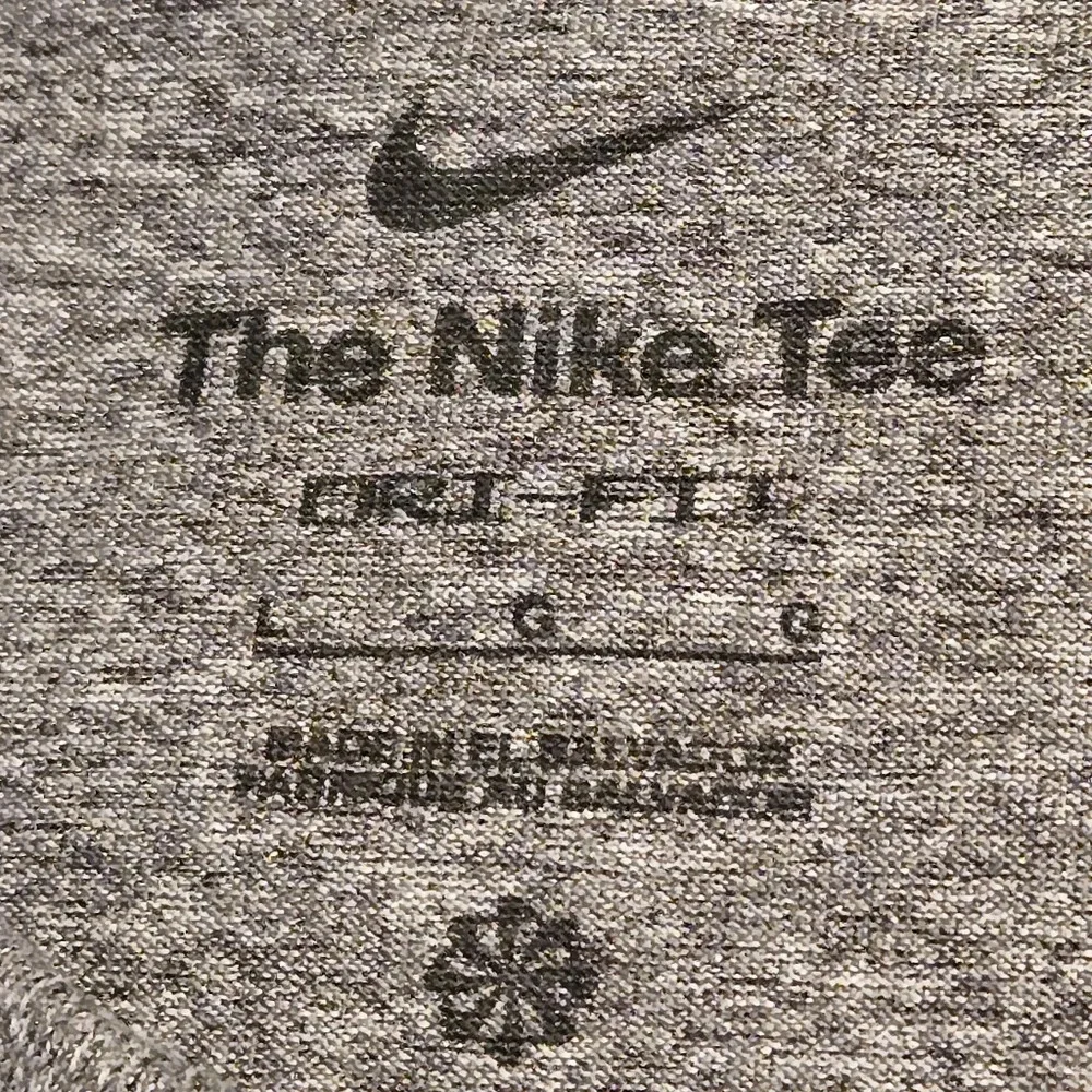 The Nike Tee color Gray size L